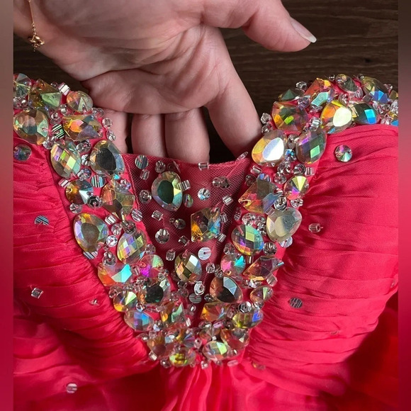 Mori Lee by Madeline Gardner Princess Prom/Graduation Strapless/Sweetheart Dress - Picture 6 of 17